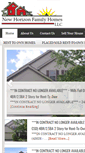 Mobile Screenshot of newhorizonfamilyhomes.com